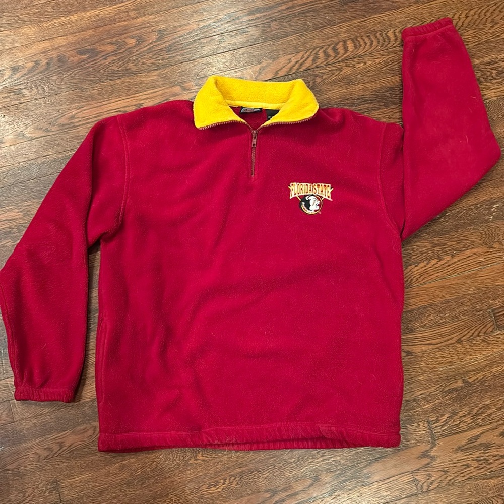 VTG Florida State Seminoles 1/4 zip up fleece